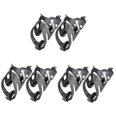 BESPORTBLE 6pcs Mountain Cycling Bike Water Bottle Holder Cage Carbon Fiber Quick Release Bottle Cup