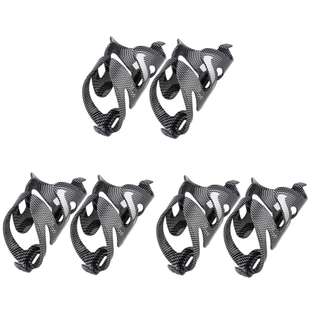 BESPORTBLE 6pcs Mountain Cycling Bike Water Bottle Holder Cage Carbon Fiber Quick Release Bottle Cup