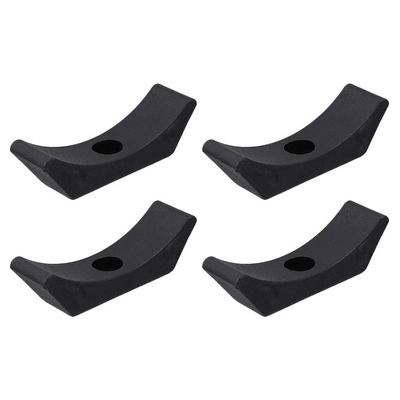 Gogogmee Adjustable Weight Bar Rack - Dumbbell Brackets - Weight Storage Stand - Dumbbell Saddles - Efficient Organizer and Holder Stand Set