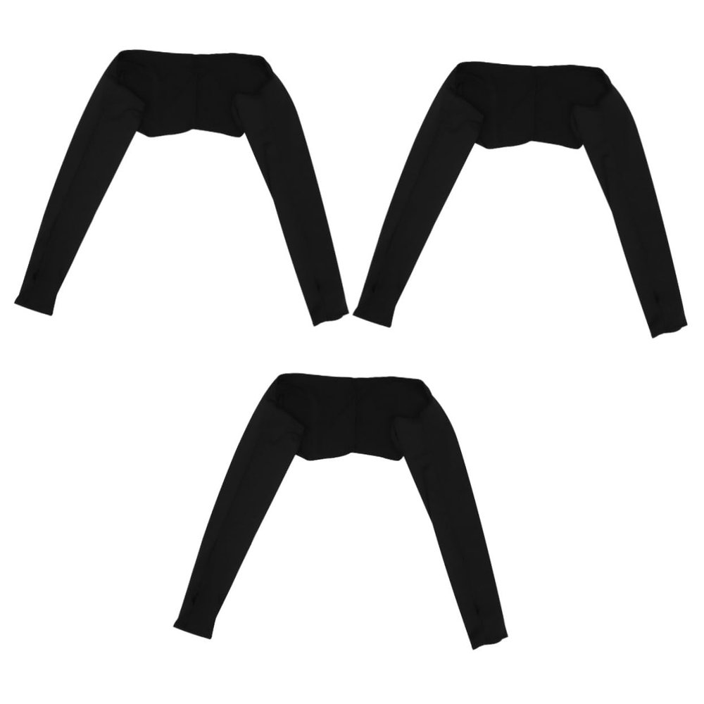 SUPVOX 3pcs Sun Protection Shawl Arm Sleeve Uv Protection Sleeves for Cycling Cooling Shawl for Outdoor Moisture Wicking for Men Women Comfortable for Activities