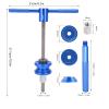 Odorkle CNC Knurling Bike Headset BB Bottom Bracket Press Tool, All Aluminum Alloy Detachable Handle, for Mountain Bike Installation, Odorklead5f8zynqx view 2