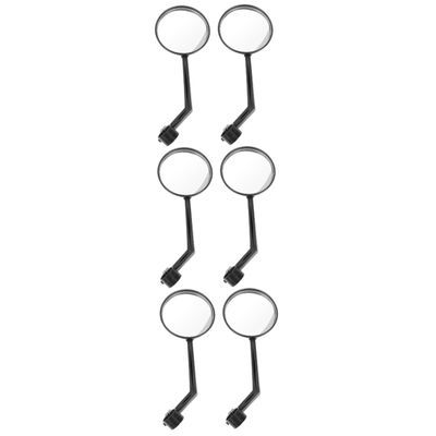 BESPORTBLE 6pcs Ride Safer Moutain Bike Rearview Mirrors Easy to Install Rotating Handlebar Bike Mirrors