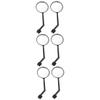 BESPORTBLE 6pcs Ride Safer Moutain Bike Rearview Mirrors Easy to Install Rotating Handlebar Bike Mirrors view 1