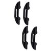 BESPORTBLE 2pairs Kayak Holder Clips Fixed Buckle Accessories for Canoes and Boats Storage No Screws Included Black view 1