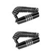 BESPORTBLE 2pcs Outdoor Mountain Bike Helmet Password Lock Telescopic Cable Stretch to Helmet Security Bike Lock Cable