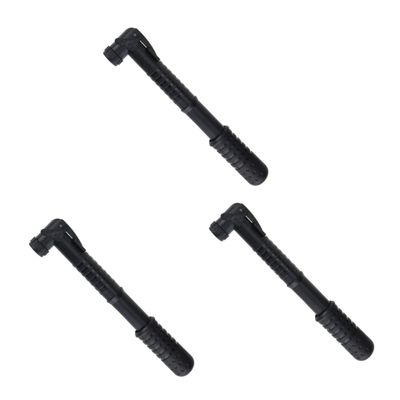 BESPORTBLE 3pcs Mini Portable Bike Inflator High Pressure Pump with Air Needle for Compact Design for Easy Carrying and Construction Cycling Accessory
