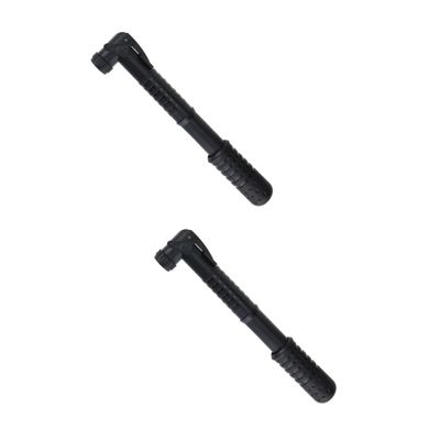 BESPORTBLE 2 Pcs Nylon Stainless Steel Bike Pump Mini Electric Tire Pump for Bicycle Portable with Pressure Gauge High Pressure Inflator