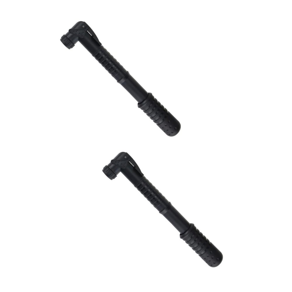 BESPORTBLE 2 Pcs Nylon Stainless Steel Bike Pump Mini Electric Tire Pump for Bicycle Portable with Pressure Gauge High Pressure Inflator