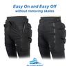 Skating Spirit Zip-on Zip-Off Padded Shorts Protective Crash Pants Tailbone Hip Butt Pad for Skating Skateboarding Skiing view 2