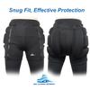 Skating Spirit Zip-on Zip-Off Padded Shorts Protective Crash Pants Tailbone Hip Butt Pad for Skating Skateboarding Skiing view 3