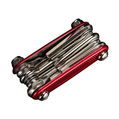 BESPORTBLE Durable Inner Hexagon Repair Spanner Wrench for Bicycles Compact and Portable Bike Accessory for Tire Repairs for Outdoor Cycling Enthusiasts Red