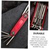 BESPORTBLE Durable Inner Hexagon Repair Spanner Wrench for Bicycles Compact and Portable Bike Accessory for Tire Repairs for Outdoor Cycling Enthusiasts Red view 4