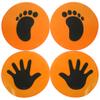 Yardwe 2pairs Soccer Training Markers Feeling Discs for Football Drills Lightweight Floor Signs for Sports Activities Fun and Practical Soccer Supplies view 1