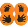 Yardwe 2pairs Soccer Training Markers Feeling Discs for Football Drills Lightweight Floor Signs for Sports Activities Fun and Practical Soccer Supplies view 3