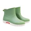 IWIHMIV Short Boots Rain Boots for Women Short Rubber Boots Waterproof Ankle Rain Boots Comfortable Slip On Rain Boots for WomenA2-Green,6.5 view 3