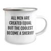 12oz The Coolest Sheriff Camping Mug - Funny Birthday Unique Gifts from Family view 2