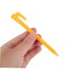 DEARMAMY 24pcs Heavy Duty Plastic Tent Stakes for Outdoor Camping Tent Pegs Easy to Use Ground Nails for Beach and Garden view 3