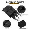 PETAC GEAR TacTical BackPack,Zip On Back Panel Banger For V5 Vest (BK) view 3