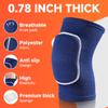 Volleyball Knee Pads knee brace for Women Kids GirlsSoft and Breathable Knee Pads for Volleyball, Dancing, Football, Yoga, Basketball, and Skating - Protective Knee Pads for Adults and Kids (Blue, Small) view 3