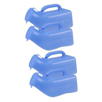 balacoo 4 Pcs Unisex Car Toilet Kids Car for Men Boy Portable Children Toilet Men Potty Bottle Urinal, mediumx2pcs, Bluex2pcs, 03P4215W3A744UO9LP