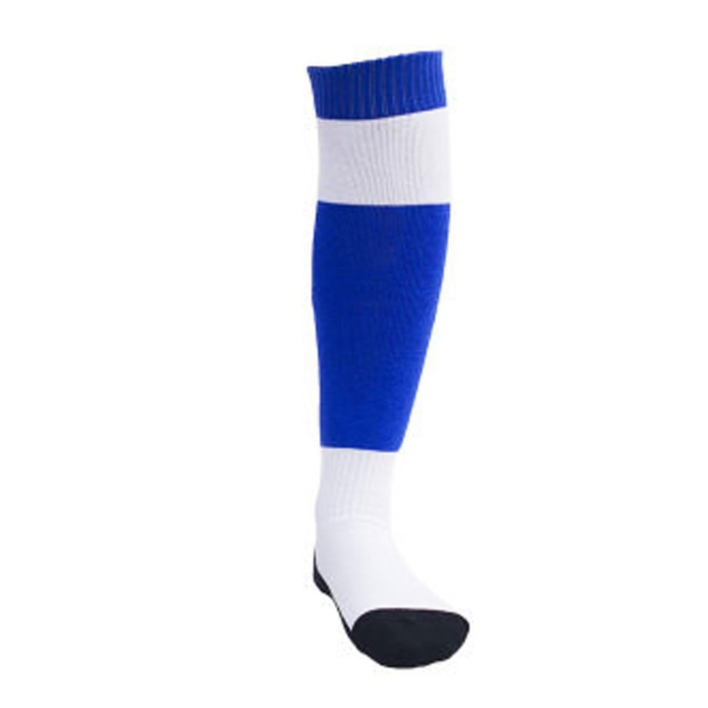 KJHY Fencing Cotton Socks Sweat-Absorbing/Wear-Resistant Compression Stockings for Kids Adult Epee Sabre Foil Fencers (Thickness : Blue, Size : Small)