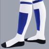 KJHY Fencing Cotton Socks Sweat-Absorbing/Wear-Resistant Compression Stockings for Kids Adult Epee Sabre Foil Fencers (Thickness : Blue, Size : Small) view 2