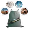 YQxwJL Fishing Rods Print Sports Drawstring Backpack,Water Resistant Bag, Gym Backpack for Women Men view 4