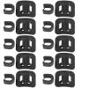 Yuecoom 10 Sets Clip Bike Cable Guide, Brake Cable Cable Derailleur Cable Base Guide Clip Fitting Line Tube Housing Aluminum Alloy PV view 1