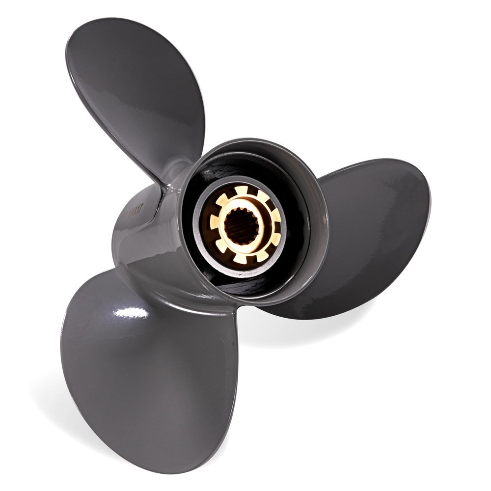 13 1/4 X 17 Upgrade OEM 58130-ZW1-017AH Outboard Boat Propeller fit Honda Engines 60-130HP 15 Spline Tooth 13.25x17 Aluminum 3 Blades RH