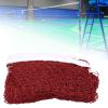 kowaku Badminton Net Only Mesh Net Volleyball Net Competition Standard Training Net Replacement Net for Backyard Outdoor Volleyball, Red view 3
