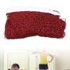 kowaku Badminton Net Only Mesh Net Volleyball Net Competition Standard Training Net Replacement Net for Backyard Outdoor Volleyball, Red view 4