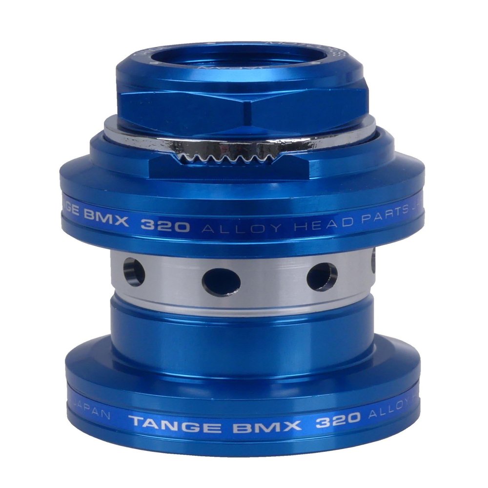 Tange MX320 Headsets Old School BMX 1" Threaded 32.7mm Cup, Blue, TAS2955