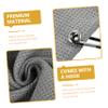 HANABASS 3pcs Microfiber Golf Towel with Hook Quick-Drying Wiper for Compact Sports Towel for Golfers for Outdoor Activities Grey Color view 2
