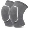 Volleyball Knee Pads knee brace for Women Kids GirlsSoft and Breathable Knee Pads for Volleyball, Dancing, Football, Yoga, Basketball, and Skating - Protective Knee Pads for Adults and Kids (Gray, Small) view 1