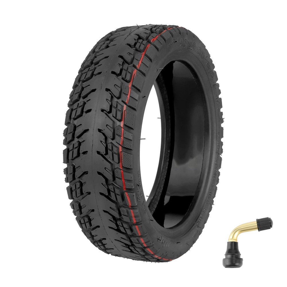 10x2.50-6.5 with Jelly Glue Tubeless Off-Road Tires For INMOTION L9/S1 Foldable Smart Portable Electric Scooter 10 * 2.50-6.5 Tire Replacement Parts