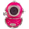 NineFit Basics Vintage Pink Divers Diving Helmet US Navy Mark V Sea Scuba Morse Boston Helmet, As shown in image view 1