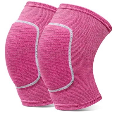Volleyball Knee Pads knee brace for Women Kids GirlsSoft and Breathable Knee Pads for Volleyball, Dancing, Football, Yoga, Basketball, and Skating - Protective Knee Pads for Adults and Kids (Pink, Small)
