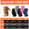 Volleyball Knee Pads knee brace for Women Kids GirlsSoft and Breathable Knee Pads for Volleyball, Dancing, Football, Yoga, Basketball, and Skating - Protective Knee Pads for Adults and Kids (Pink, Small) view 2