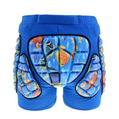 Aosekaa Skiing Hip Protection Shorts - Navy Blue, Size Medium