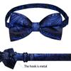 NineFit Basics Paisley Pre Tie Bow Tie For Men Solid Groom Accessories Bowknot Butterfly Handkerchief, Ldlh7024 view 2