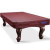 K-Musculo Pool Table Cover, Heavy Duty Leatherette Billiard Table Cover, Waterproof and Tearproof, 6.5/7/ 7.5/8/ 8.5/9 Feet Fitted Burgundy view 1