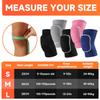 Volleyball Knee Pads knee brace for Women Kids GirlsSoft and Breathable Knee Pads for Volleyball, Dancing, Football, Yoga, Basketball, and Skating - Protective Knee Pads for Adults and Kids (Blue, Large) view 2