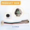 CLUBRALLY Golf Cart 48V Hall Effect Speed Sensor with Magnet for Club Car DS Electric 1997-2002 GE Motor, OEM#101925801, 1019258-01 view 3