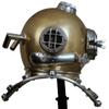 NineFit Basics Diving Helmet 18"" US Navy Mark V Deep Sea Marine Divers Antique Scuba SEA Divers, As shown in image view 2