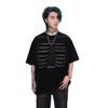 CEINOM Men's Hip Hop Short Sleeve T-Shirt Summer Oversized T-shirts Anime Dark Gothic Tee Shirt Goth Y2k Manga Top for Men (Black,Medium,Medium) view 1