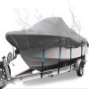 1200D Heavy-Duty V-Hull Boat Covers, Full Windproof Metal Fittings Waterproof UV-Proof Boat Cover Fits Tri-Hull, Runabout, 16'-18.5' Long, Beam Width up to 94" view 1