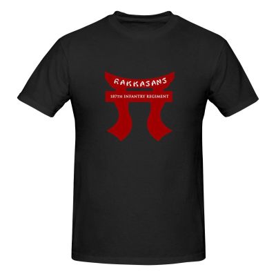 187th Rakkasan Tori Shirts Men's Crewneck T-Shirts Workout T Casual Short-Sleeve Tops Black