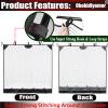 Golf Hanging Net for Hitting, Golf Training Net for Pitching and Driving Practice;Baseball Softball Golf Practice Net Sport Backstop Netting Barrier for Indoor Outdoor (10"" Size Hanging Net), Black view 3