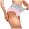 JiXiang Panties For Women Plus Size High Waist Solid Color Tummy Control Soft Stretch Underwear Full Coverage Ladies Panty view 4