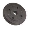 Kisangel 2pcs Plastic Coated Dumbbell Plates for Muscle Training Sturdy Each for Home Workouts and Fitness Clubs Design Hole Diameter view 1